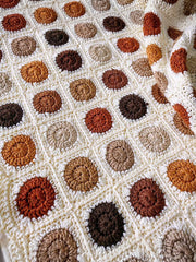 Polka and Square Infant Blanket