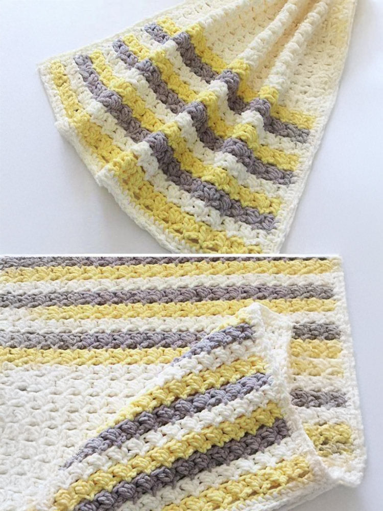 Stripes Newborn Blanket
